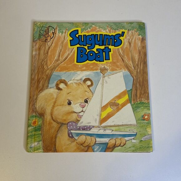 Vintage Childrens Books Lot Of 2 - Sugums Boat - The Three Friends & The Apples - Picture 2 of 9